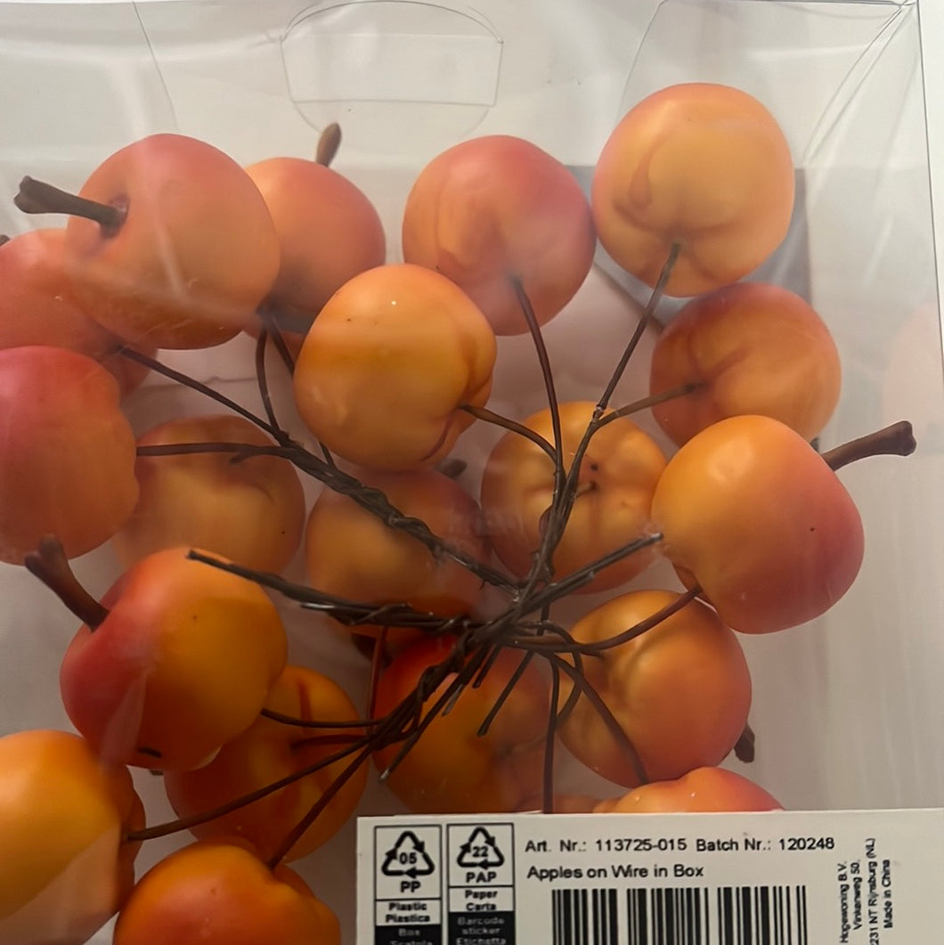 Apples In Box Orange