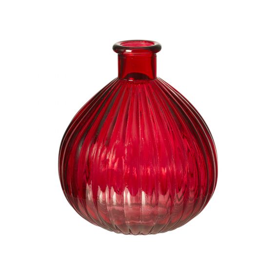 Eldora Vase Red 15x13x13cm