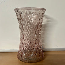 Load image into Gallery viewer, Diamond Vase Pink 19.5 x 12cm
