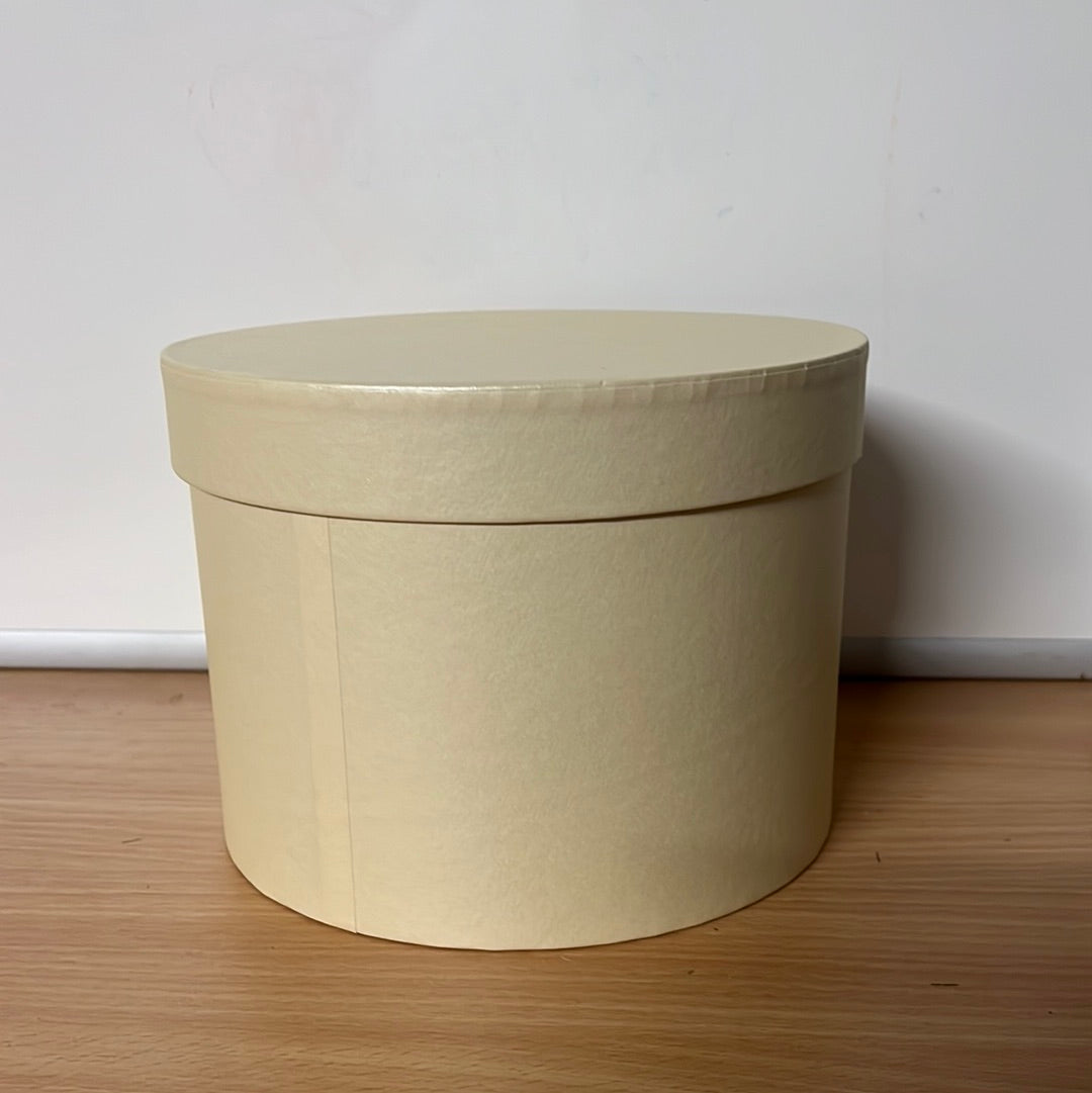 Cream Round Hat Boxes Set of 3