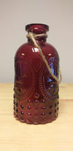 Load image into Gallery viewer, Decorative Hanging Bottle 13 x 7cm Dark Pink
