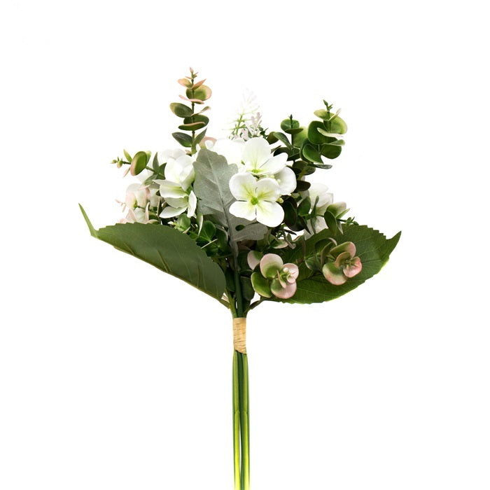 Bouquet Hydrangea White 28cm