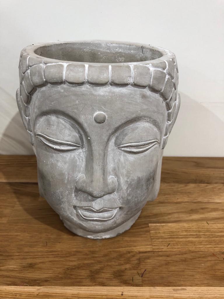 Buddha Head Pot 20x18.5cm