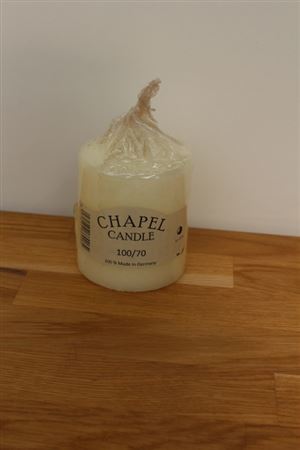 Chapel Candle 100x70mm Ivory