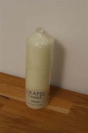 Chapel Candle 165x50mm Ivory
