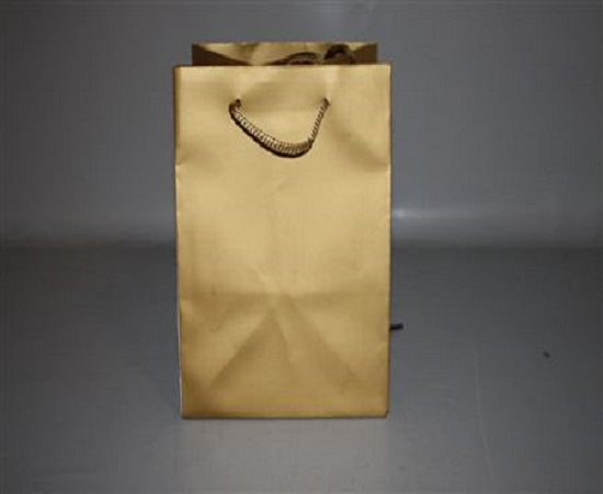 Flower Hand Tied Gift Bag 25 x 18cm Gold
