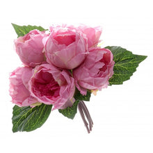 Load image into Gallery viewer, Peony Bush Dusty Pink 6 Heads 30cm
