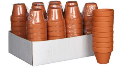 Terracotta Pots 6x7cm (Pack of 8)