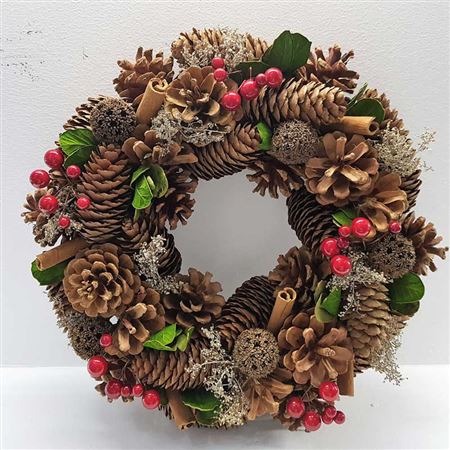 Wreath Cinnamon Berry 30cm