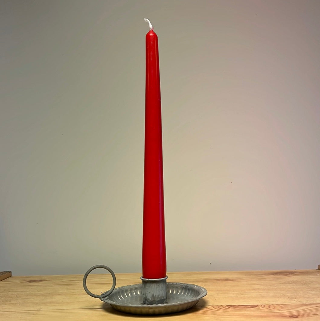 Tapered Candle 250x23mm Red - Per Piece