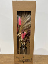 Load image into Gallery viewer, Dried Flowers in Bottle Small Pink (Boxed)
