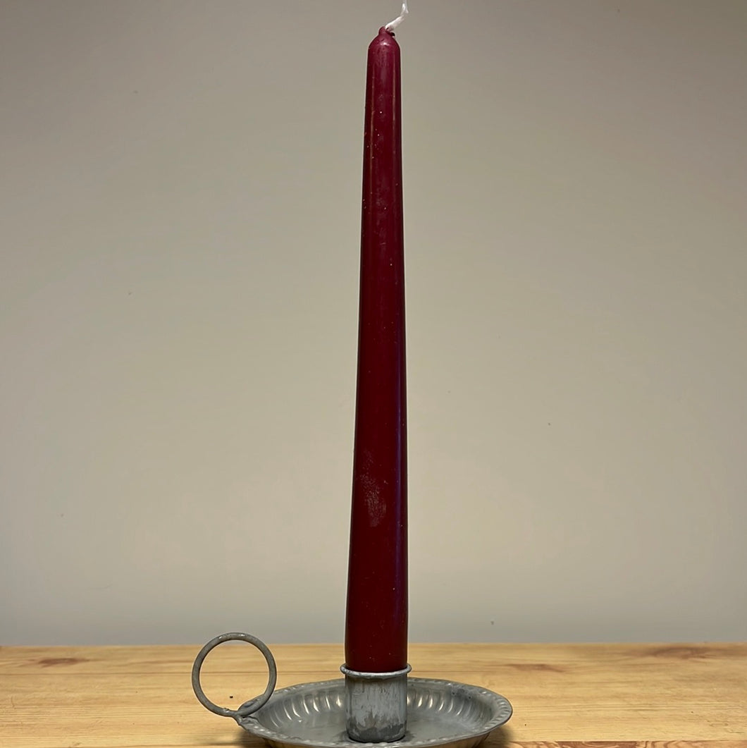 Tapered Candle 250x23mm Dark Red / Burgundy - Per Piece