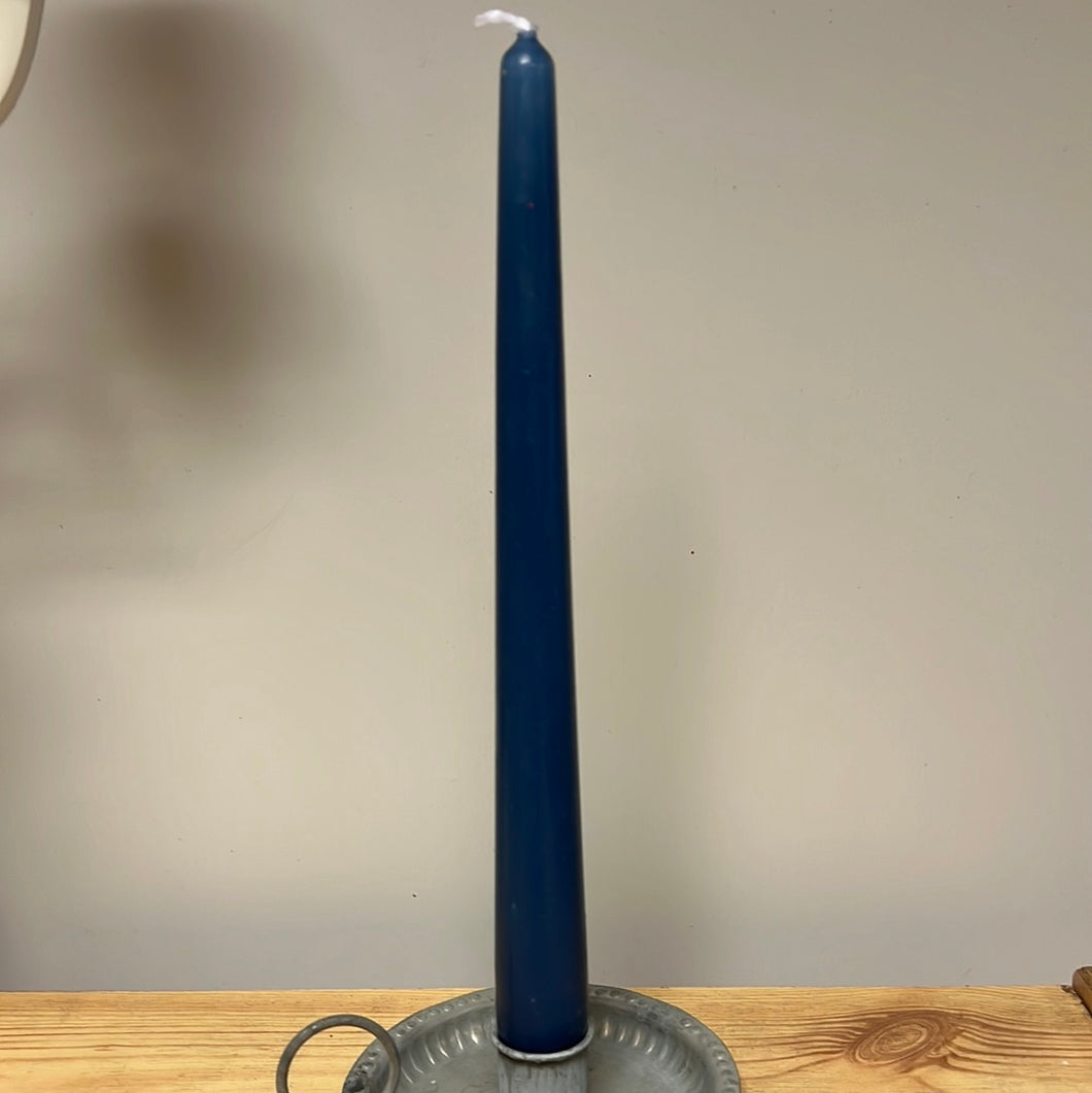 Tapered Candle 250x23mm Navy - Per Piece