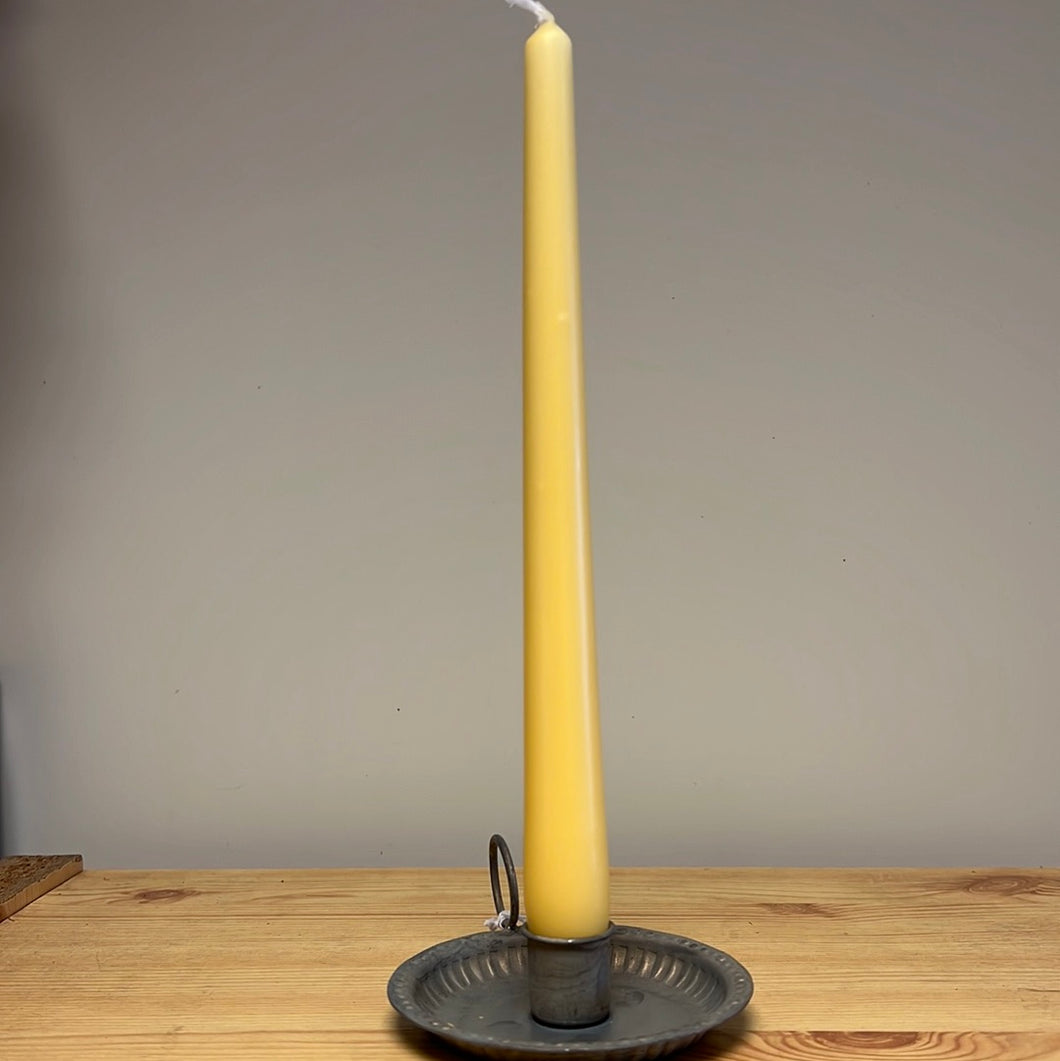 Tapered Candle 250x23mm Pastel Yellow- Per Piece