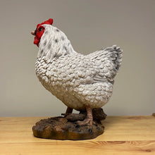 Load image into Gallery viewer, Decorative Hen Standing 20 x 18x 11cm - White
