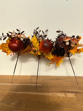 Load image into Gallery viewer, Halloween 3 Pack Pumpkin and Mushroom Pick - Brown and Orange
