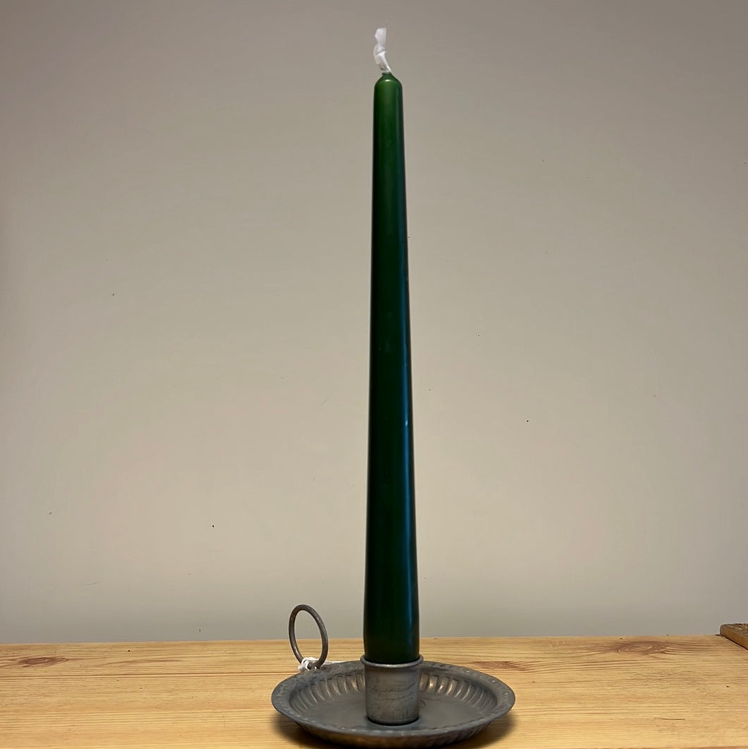Tapered Candle 250x23mm Dark Green - Per Piece