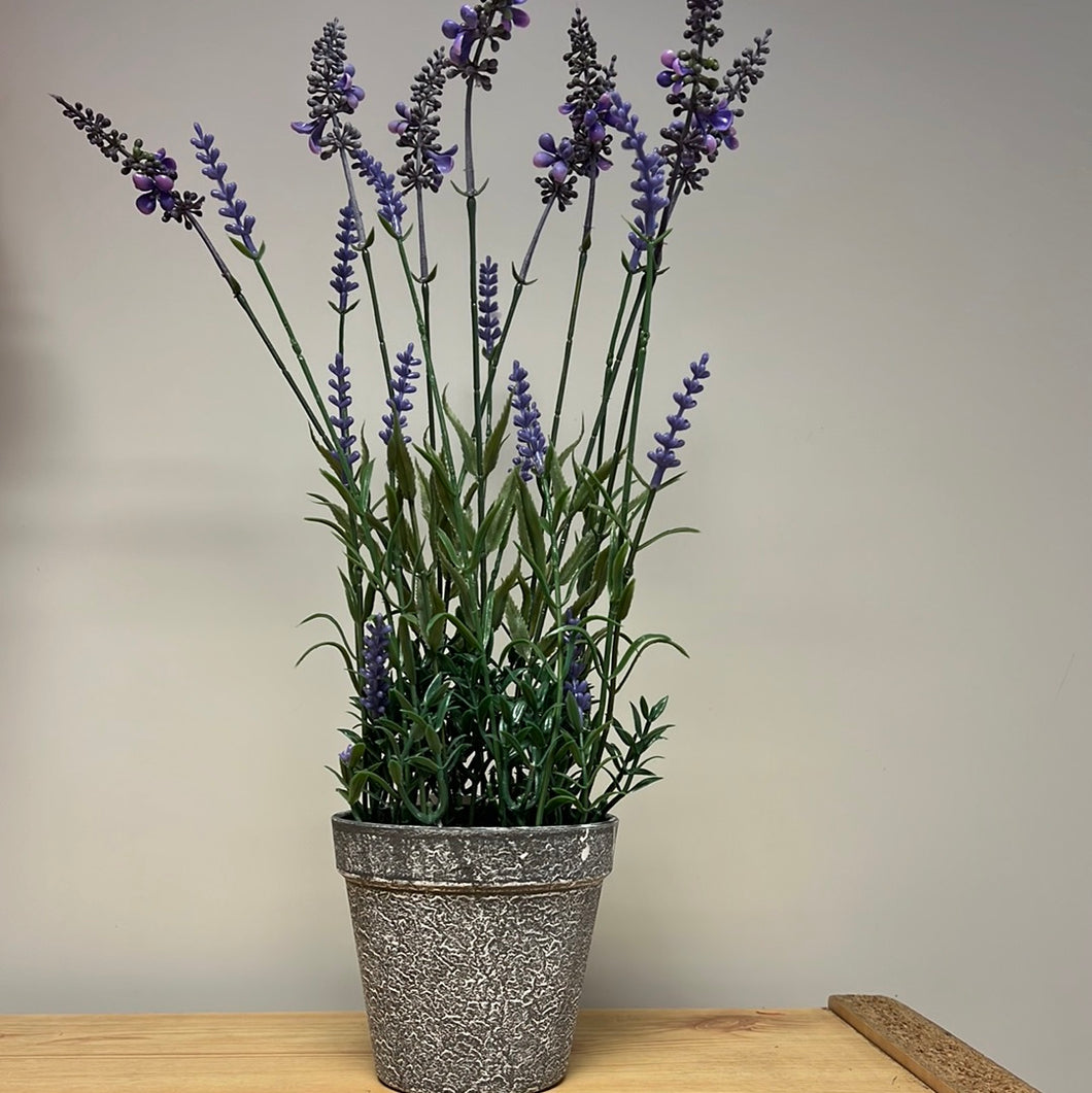 Artificial Lavender in pot 42 x 25cm