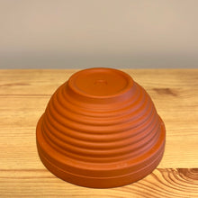 Load image into Gallery viewer, Terracotta Ribbed Bowl Without A Hole 11 x 6cm
