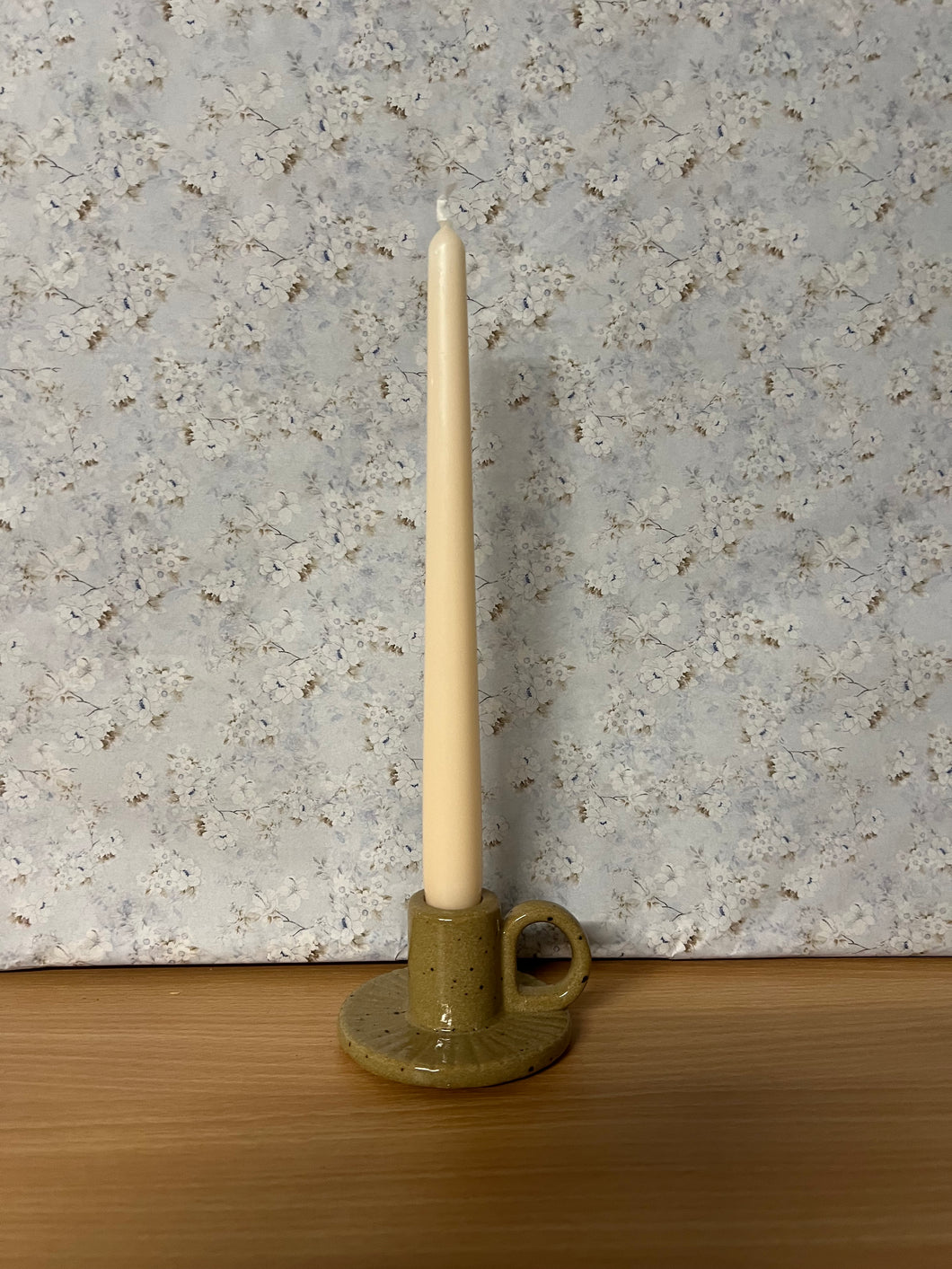 Tapered Candle 250x23mm Cream / Pinkish / Light Peach - Per Piece