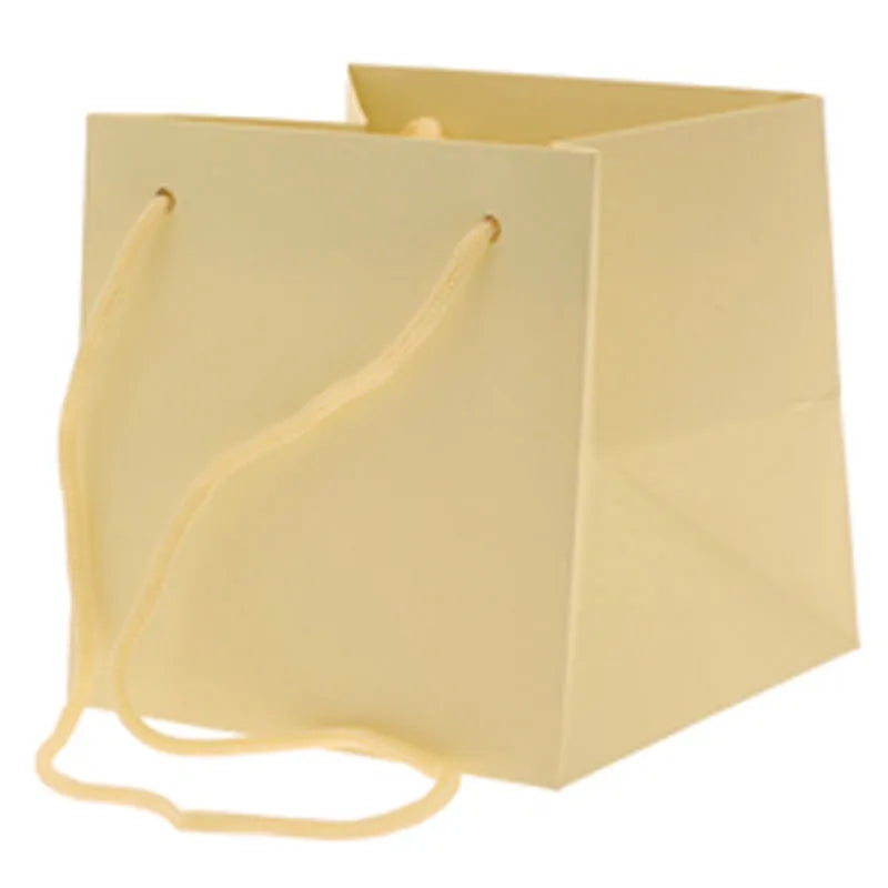 Flower Hand Tied / Gift Bag 17 x 17cm Ivory