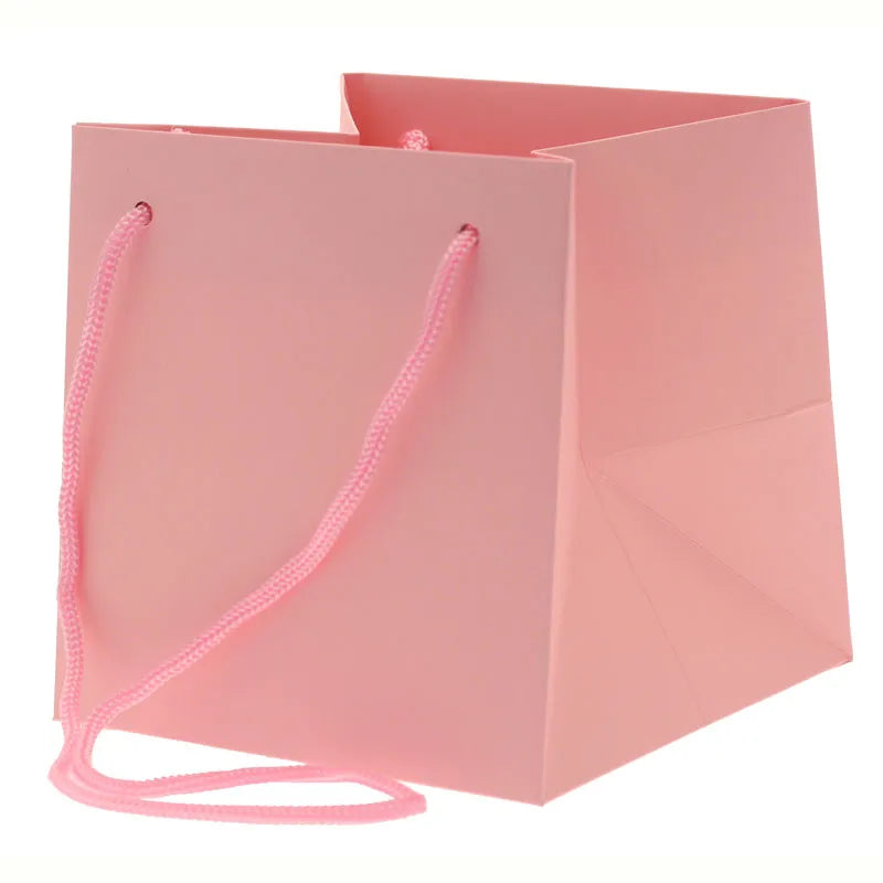 Flower Hand Tied / Gift Bag 17 x 17cm Pink