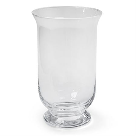 Hurricane Vase 25x15cm Clear