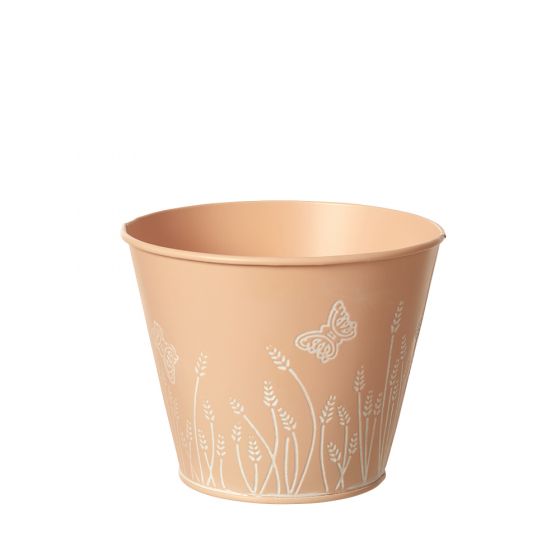 Layla Lined Pot - Peach - 15cm