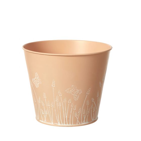 Layla Lined Pot - Peach - 17cm