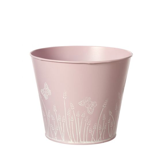 Layla Lined Pot - Pink - 17cm