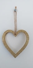 Load image into Gallery viewer, Wooden Ornamental Hanging Gold 10cm - Love

