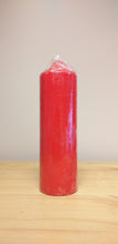 Load image into Gallery viewer, Chapel Candle 165x50mm Red
