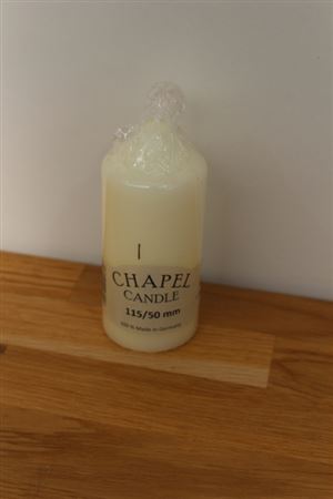 Chapel Candle 115x50mm Ivory