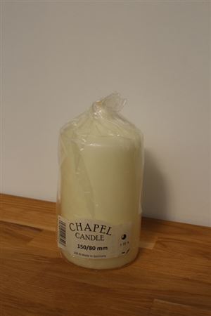 Chapel Candle 150x80mm Ivory