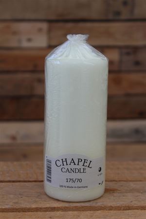 Chapel Candle 175x70mm Ivory