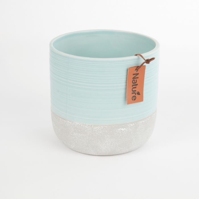 Evie Pot Blue 15.5 x 14.8cm