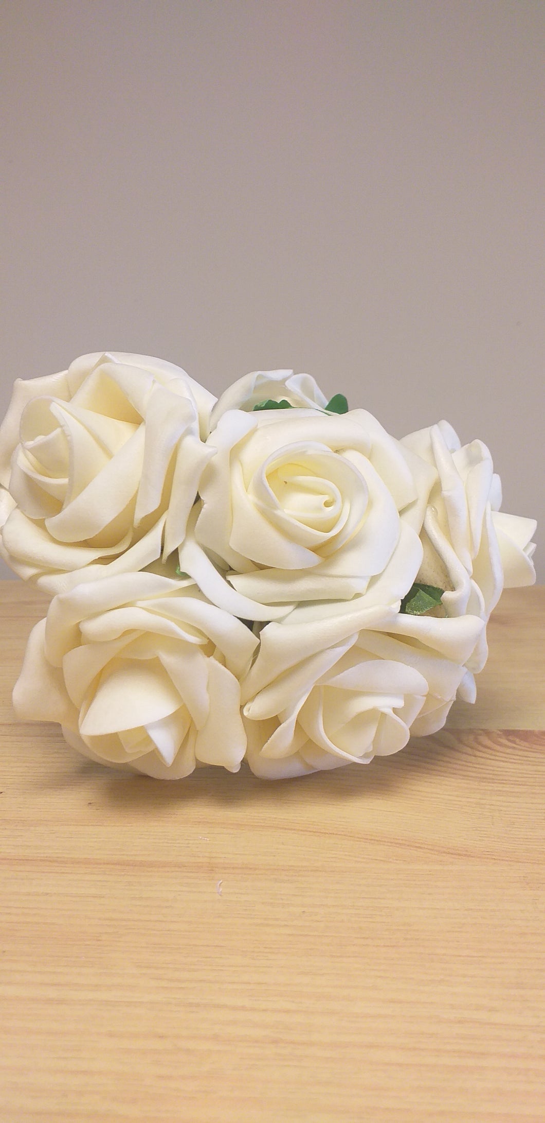 Foam Rose 5.5cm Cream