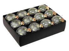 Load image into Gallery viewer, Glass Bauble Assorted Green 75mm - Per Piece
