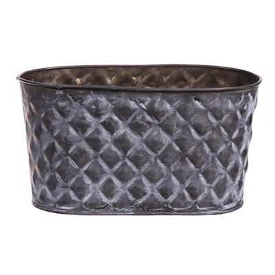 Planter Repton1 Grey 24.5x13x10cm