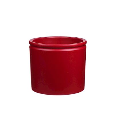 Pot Lucca Red Matt 12.5 x 14cm