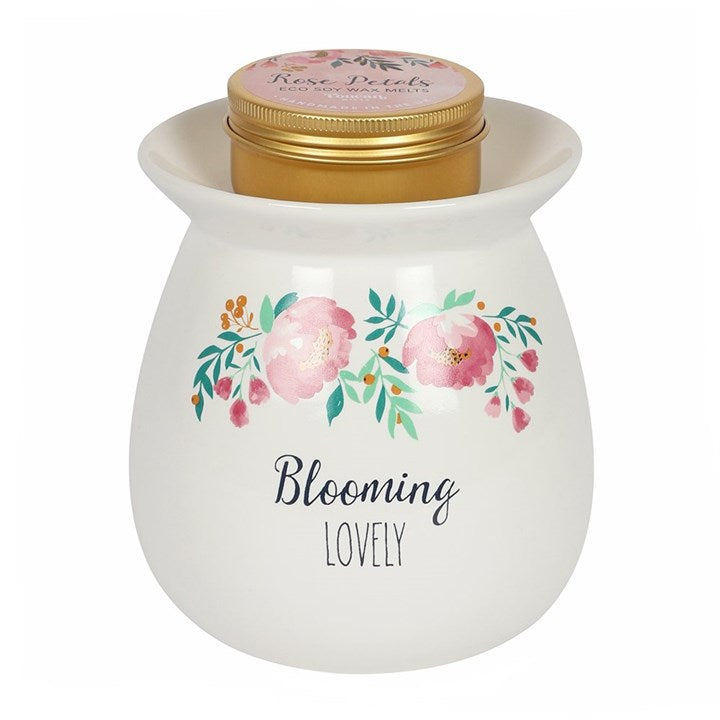 Wax Melt Burner Gift Set - Blooming Lovely