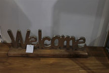 Load image into Gallery viewer, &quot;Welcome&quot; Nickel Plated L33xW5xH12cm

