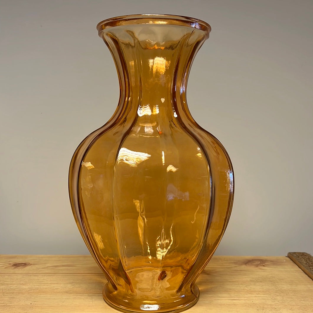 Decorative Aviy Vase Yellow 28 x 17cm