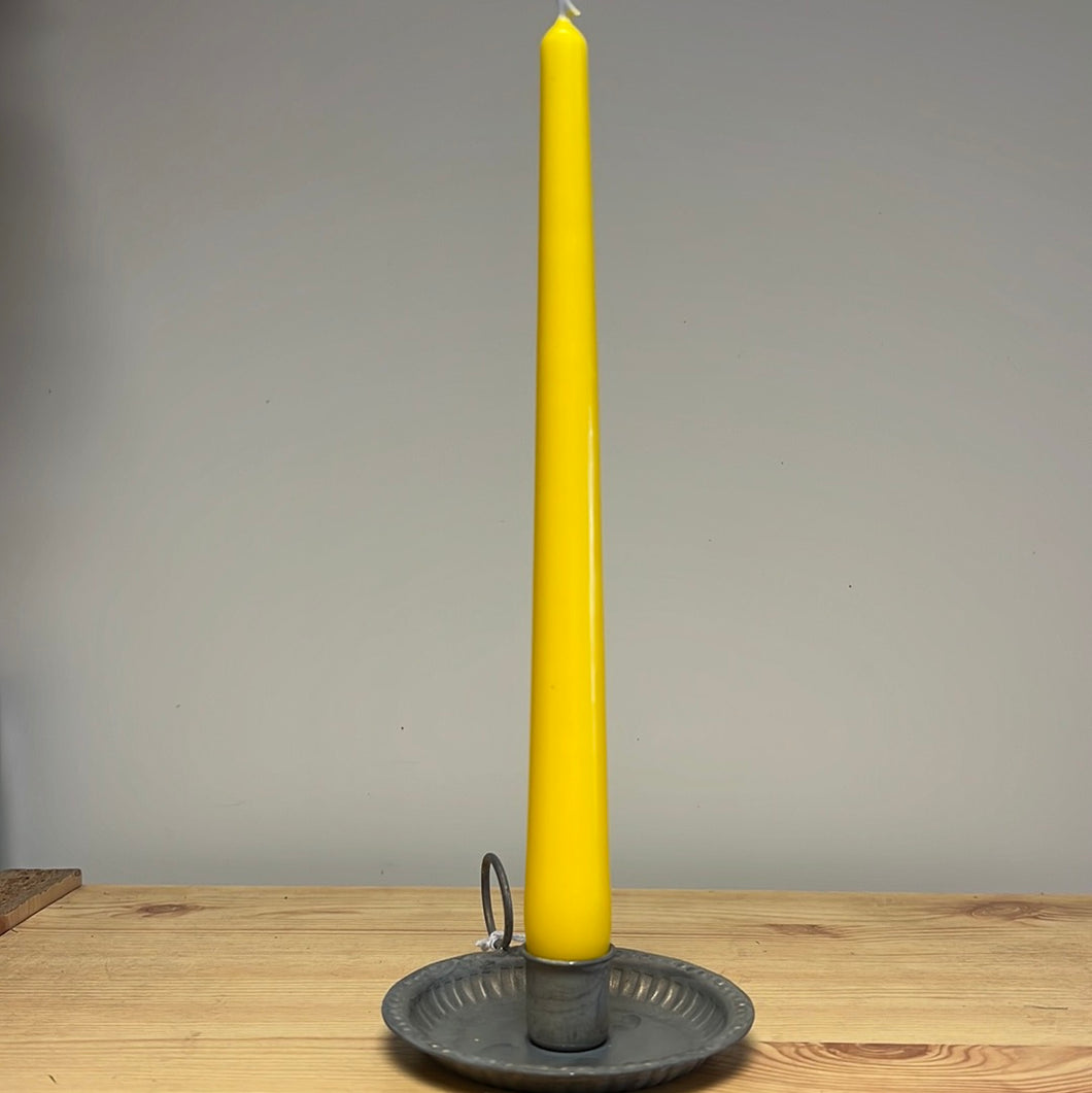 Tapered Candle 250x23mm Yellow- Per Piece