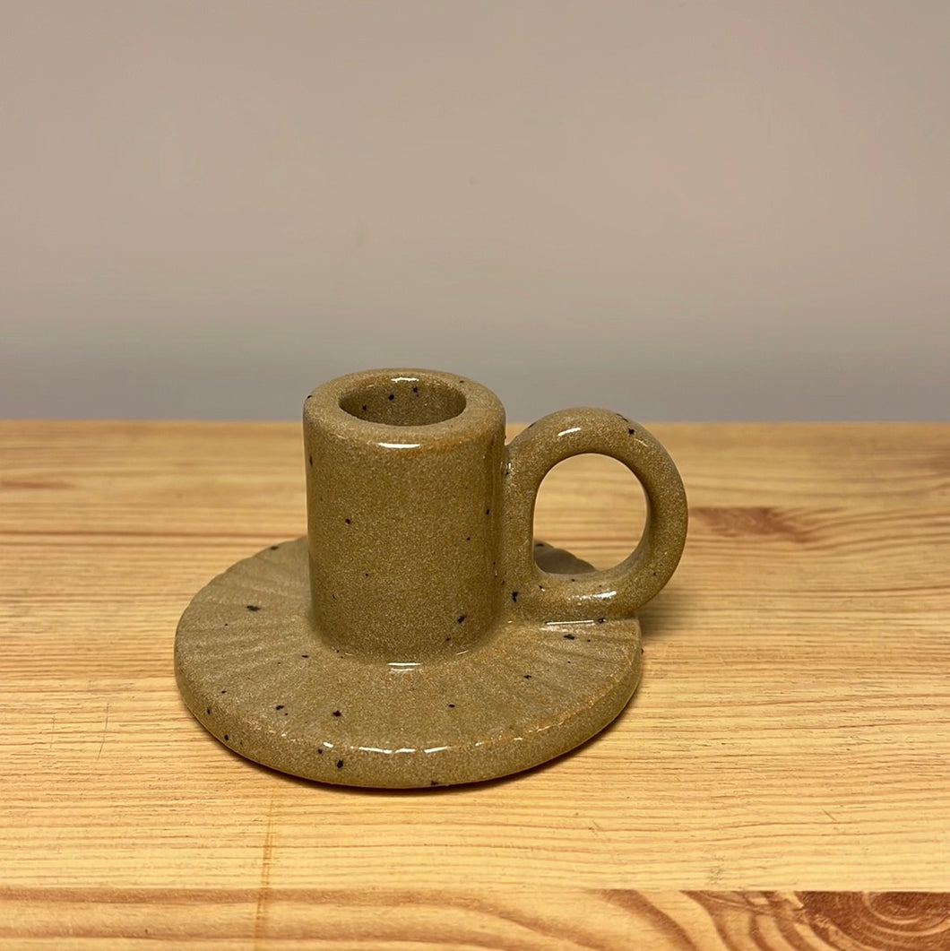 Graca Candle Holder 9 x 5cm Sand